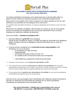 SOLUTIONS D`ASSISTANCE Une valeur aj Vos clients propri&eacute;taires