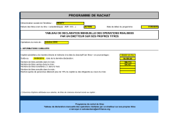 NEXITY - Transactions sur actions propres