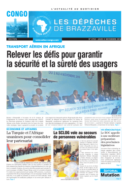 T&eacute;l&eacute;charger - Les D&eacute;p&ecirc;ches de Brazzaville