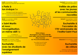 &laquo; Parle &agrave; ton &eacute;v&ecirc;que ! &raquo; Veill&eacute;e de pri&egrave;re avec les jeunes et les