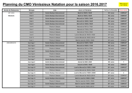 Planning saison 2016.2017 sc rp