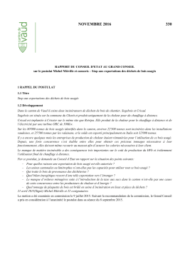 Stop aux exportations des