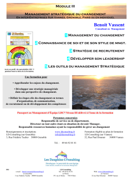 Voir Contenu - LD Consulting