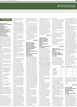 Annonces - Les &eacute;co