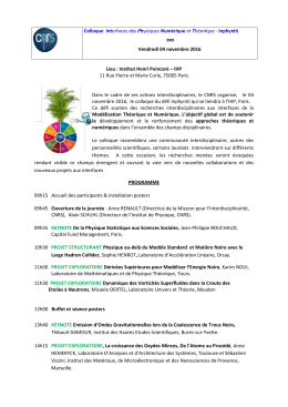 Consulter le programme du colloque