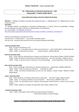 M2 immuno UPSud-saclay nov 2016