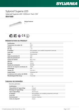 Sylproof Superia LED 1265mm Twin CW