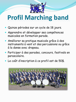 Profil Marching band