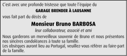 Monsieur Bruno BARBOSA
