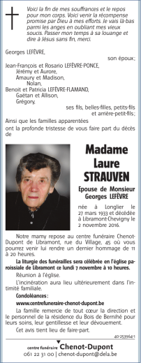 Madame Laure STRAUVEN