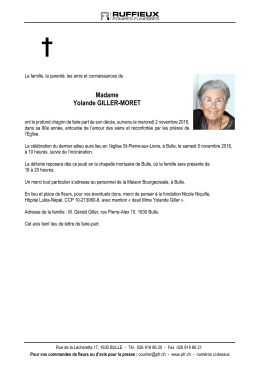 pompes funebres ruffieux bulle tel 026 919