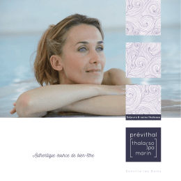Cure et soins thalasso Pr&eacute;vithal