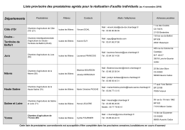 Liste des prestataires v2 - Bourgogne-Franche