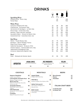 Drinks - Hilton