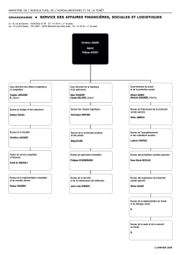 Mise en page 1 - Ministère de l`Agriculture