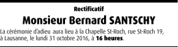 Monsieur Bernard SANTSCHY