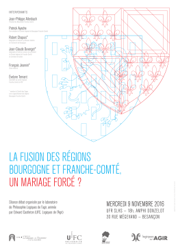 Affiche BFC - L`ACTU de l`Universit&eacute; de Franche