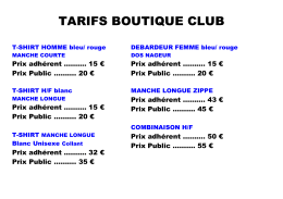 Prix équipements - Aviron Club Biterrois