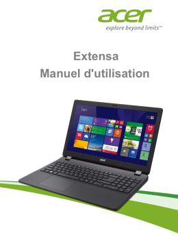 Extensa Manuel d`utilisation
