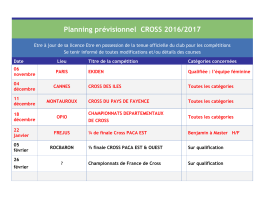 Calendrier hivernal - mnac