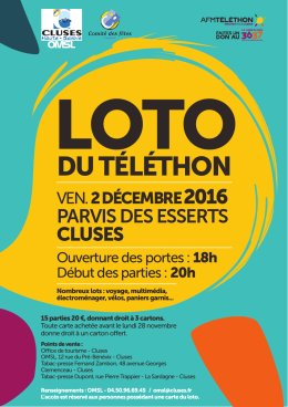 du téléthon - Haute