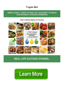 Vegan diet - WordPress.com