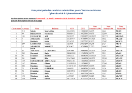 Liste Principale
