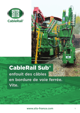 CableRail Sub - SITS France &ndash; THEMELIN