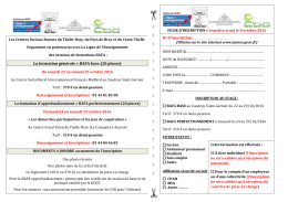 La formation générale = BAFA base (20 places) - Lalande-en-Son