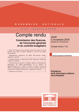 Compte rendu