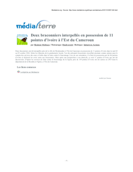Le Cameroun se penche sur le sort des enfants autistes