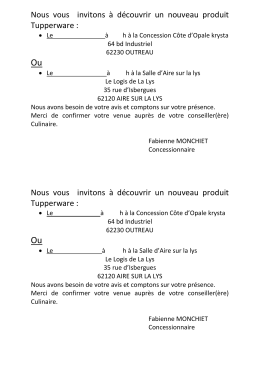 Invitation en assembl&eacute;e(&agrave; imprimer)