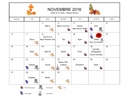 NOVEMBRE 2016