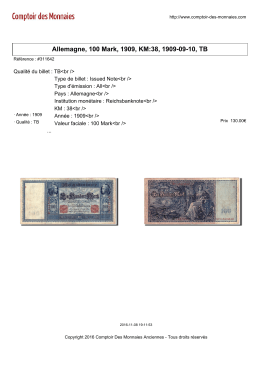 Allemagne, 100 Mark, 1909, KM:38, 1909-09-10, TB