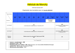 Tarif - H&eacute;liclub de Monchy