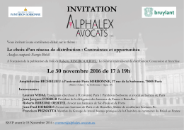 invitation - Chambre de Commerce du Brésil en France