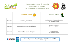 DE CE C&Ocirc;T&Eacute; - MJC Vieux Lyon