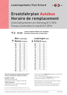 weiterlesen - Verkehrsbetriebe Biel