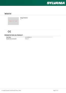 PRÉSENTATION DU PRODUIT