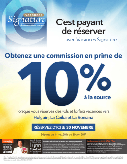 10% Obtenez une commission en prime de C`est payant de r&eacute;server
