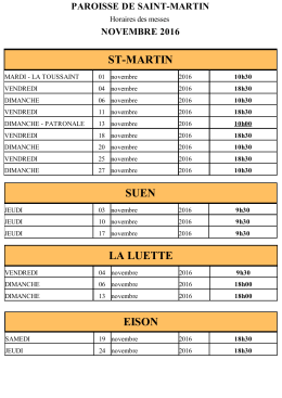 ST-MARTIN SUEN LA LUETTE EISON