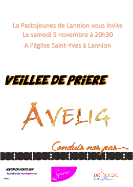 Eglise Saint Yves le 5 novemnbre à 20h30