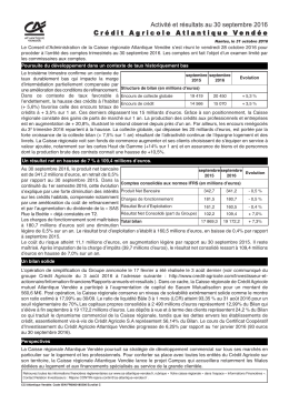 Mise en page 1 - Crédit Agricole Atlantique Vendée