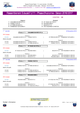 U11A : phase automne