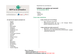 lieux et horaires ici - Lot-et