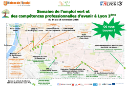 Téléchargez la carte des évènements - Où nous trouver