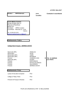 ANN&Eacute;E 2016-2017