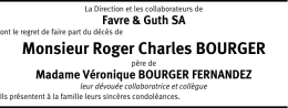 Monsieur Roger Charles BOURGER