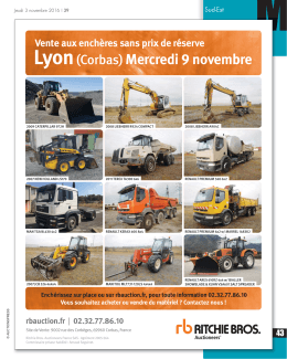 Lyon(Corbas) Mercredi 9 novembre