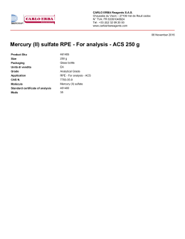 Mercury (II) sulfate RPE-ACS-for analysis 250 g